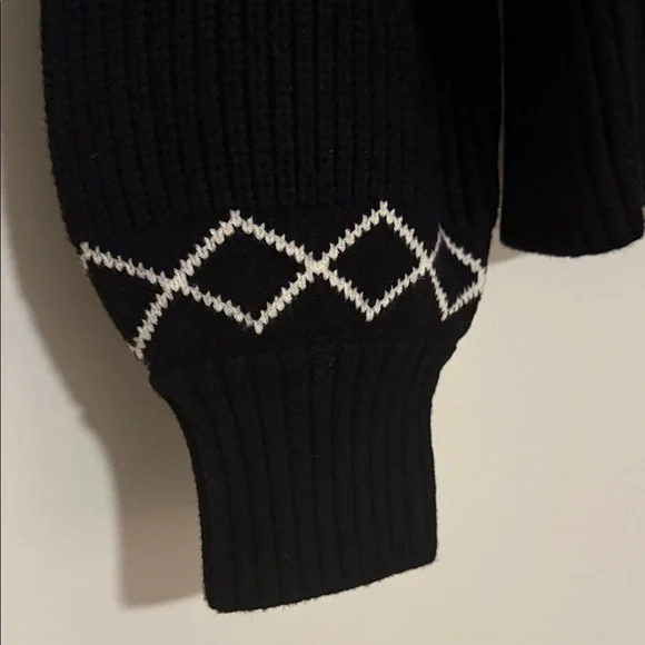 NWT VARLEY SIGRID FAIRISLE HALF-ZIP SWEATER